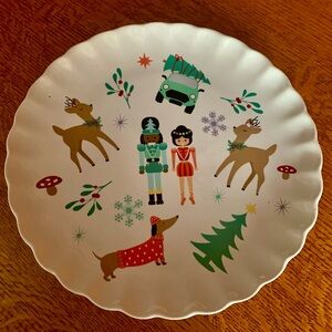 PICK ANY 3 ITEMS FOR $10 - New Festive Holiday Ceramic Plate